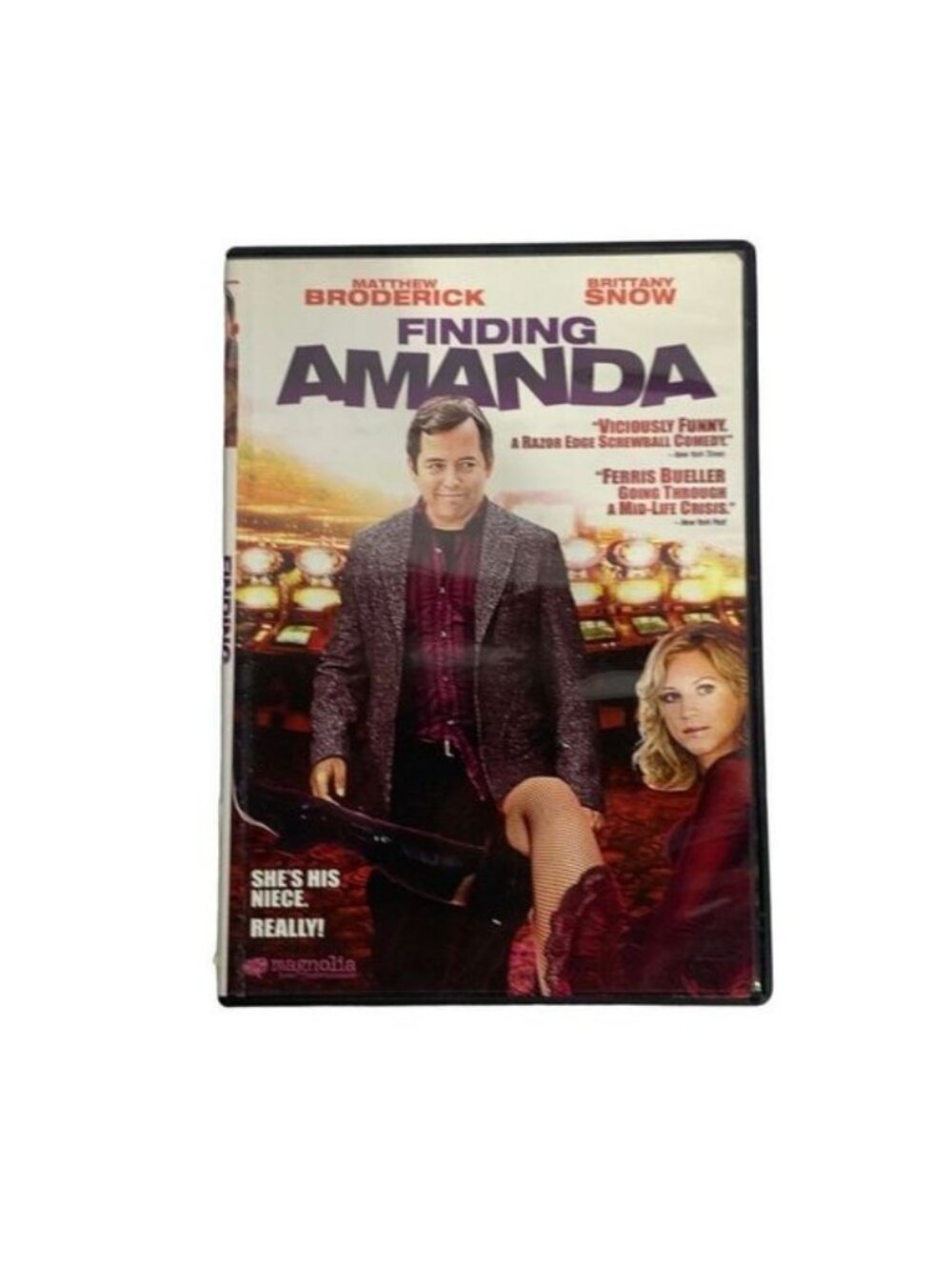 Finding Amanda Matthew Broderick Brittany Snow Magnolia DVD R Rated Comedy